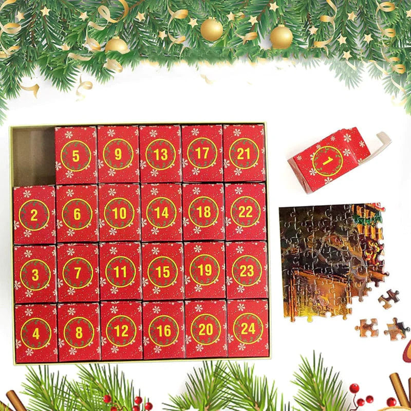 PuzzleSurprise™ - Kerstpuzzel adventkalender voor 2023