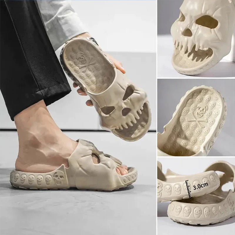 SkullFlops™ - Slippers met doodshoofd ontwerp