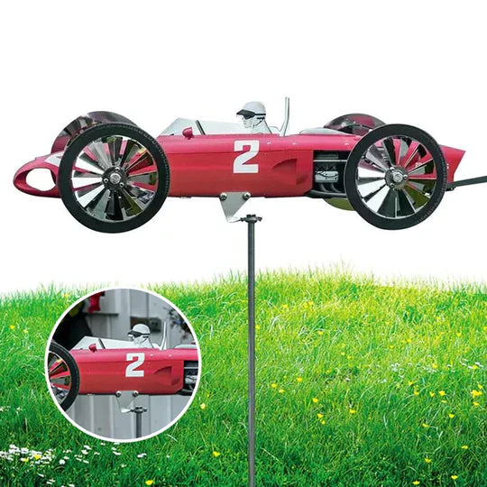 WindSprint™ - Tuinwindmolen in de vorm van een raceauto