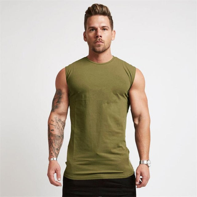 Heren Compressie Sport Tanktop