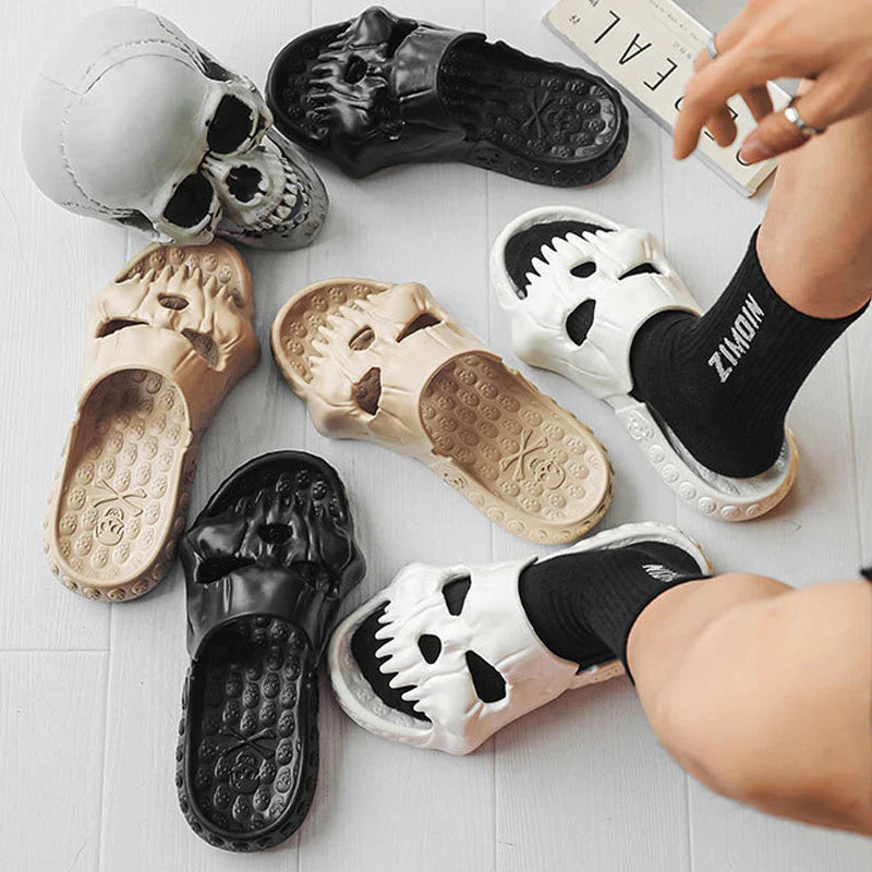 SkullFlops™ - Slippers met doodshoofd ontwerp