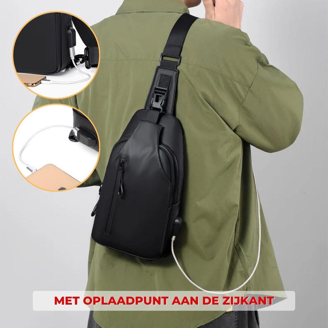 DryPack™ - waterdichte schoudertas met USB oplaadpunt