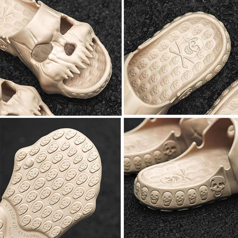 SkullFlops™ - Slippers met doodshoofd ontwerp