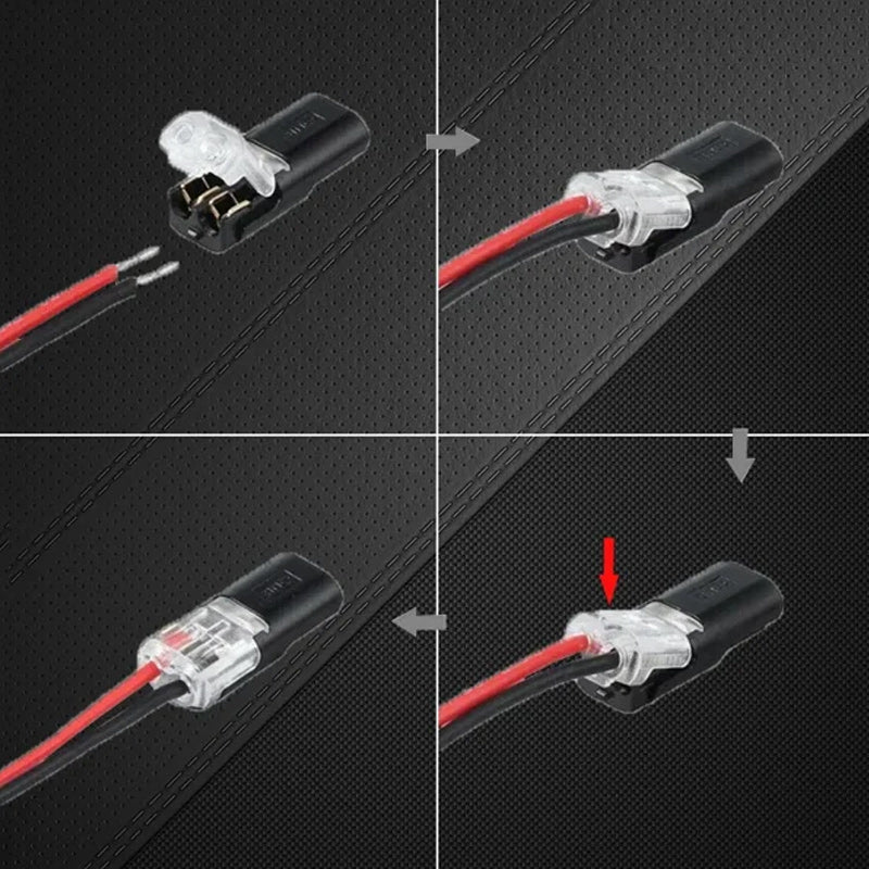 ClickEasy™ - waterdichte dubbeldraadse connector met vergrendelingsgesp