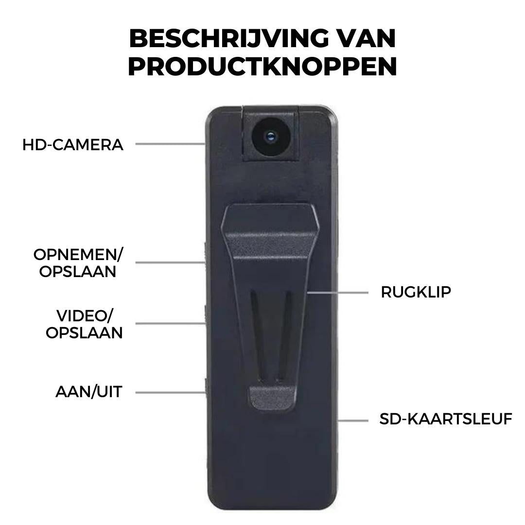 VideoCam™ - Draagbare videorecorder met nachtzicht