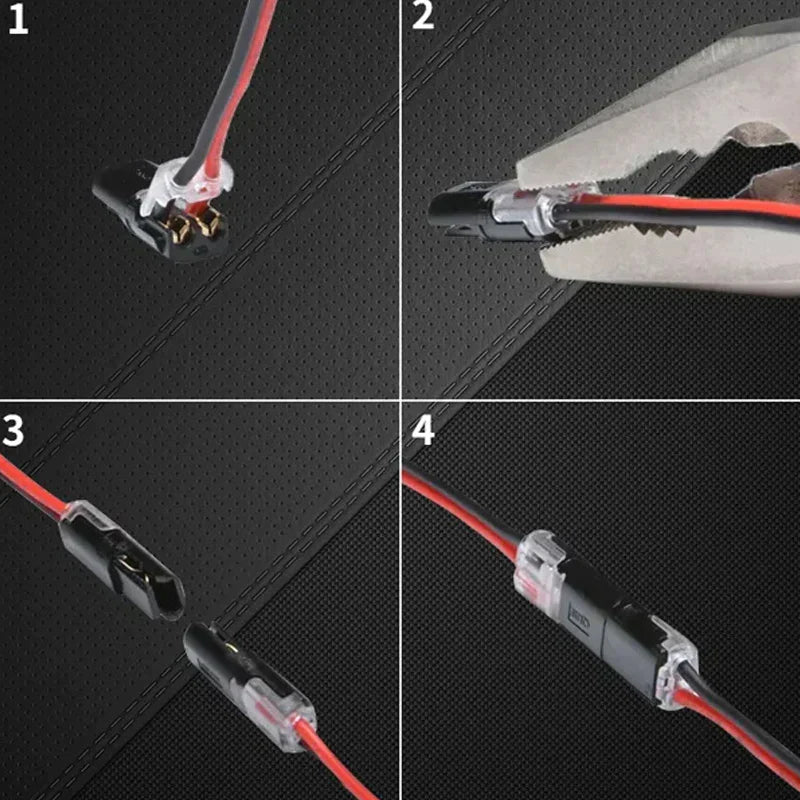 ClickEasy™ - Waterdichte dubbeldraadse connector met vergrendelingsgesp