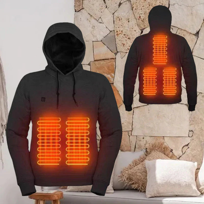 HeatHoodie™ - Elektrisch verwarmde hoodie met capuchon