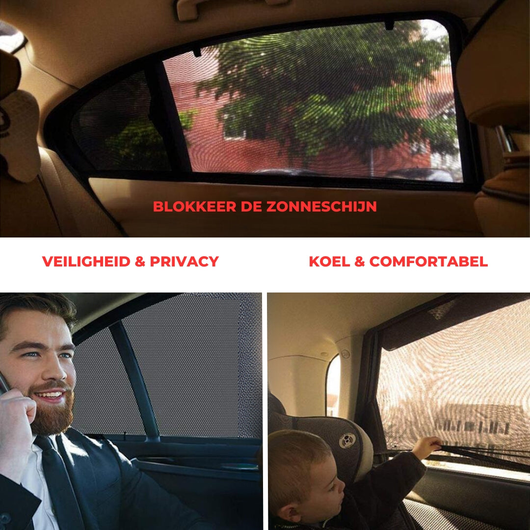 ShadeShield™ - Zijraam hoes voor schaduw in de auto