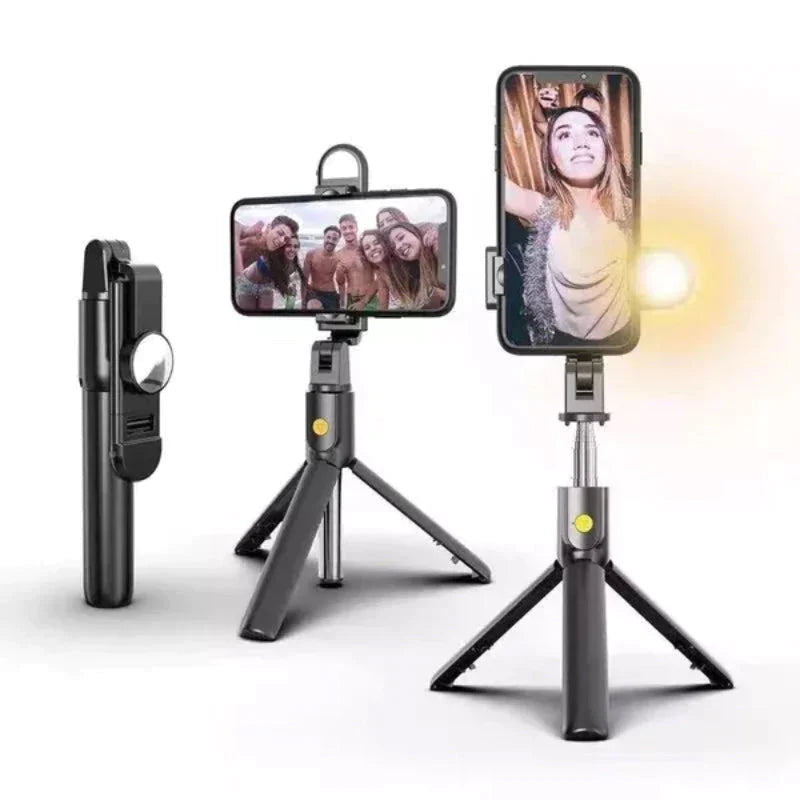 SelfieShot™ - Draadloze bluetooth selfiestick met verlichting