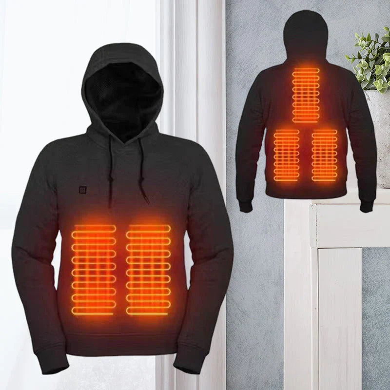 HeatHoodie™ - Elektrisch verwarmde hoodie met capuchon