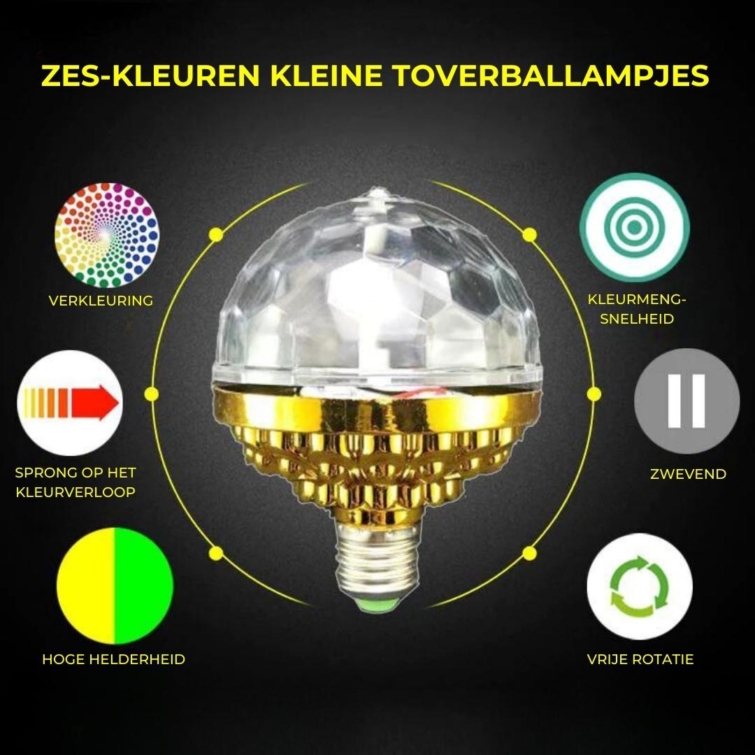 DiscoLight™ - Kleurrijke roterende LED-discolamp