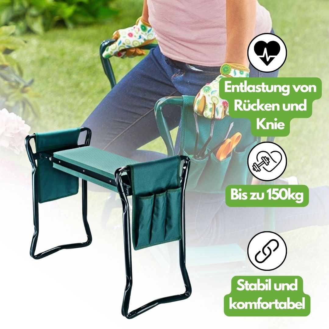 Gartenkneeler - Multifunktionsbank en Kniestze-entlastet schmerzendes Knie und Rücken