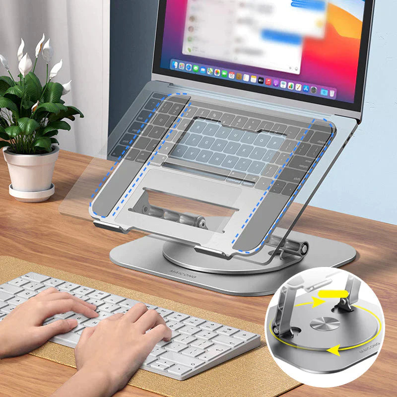 SpinMount™ - Opvouwbare roterende houder voor laptop en tablet