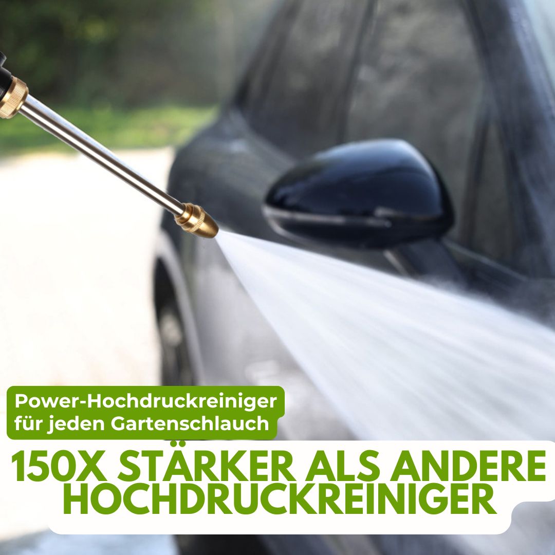 Powerwasher | Power-Hochdruckreiniger für jeden Gartenschlauch | 2 für 1 Gratisaktion