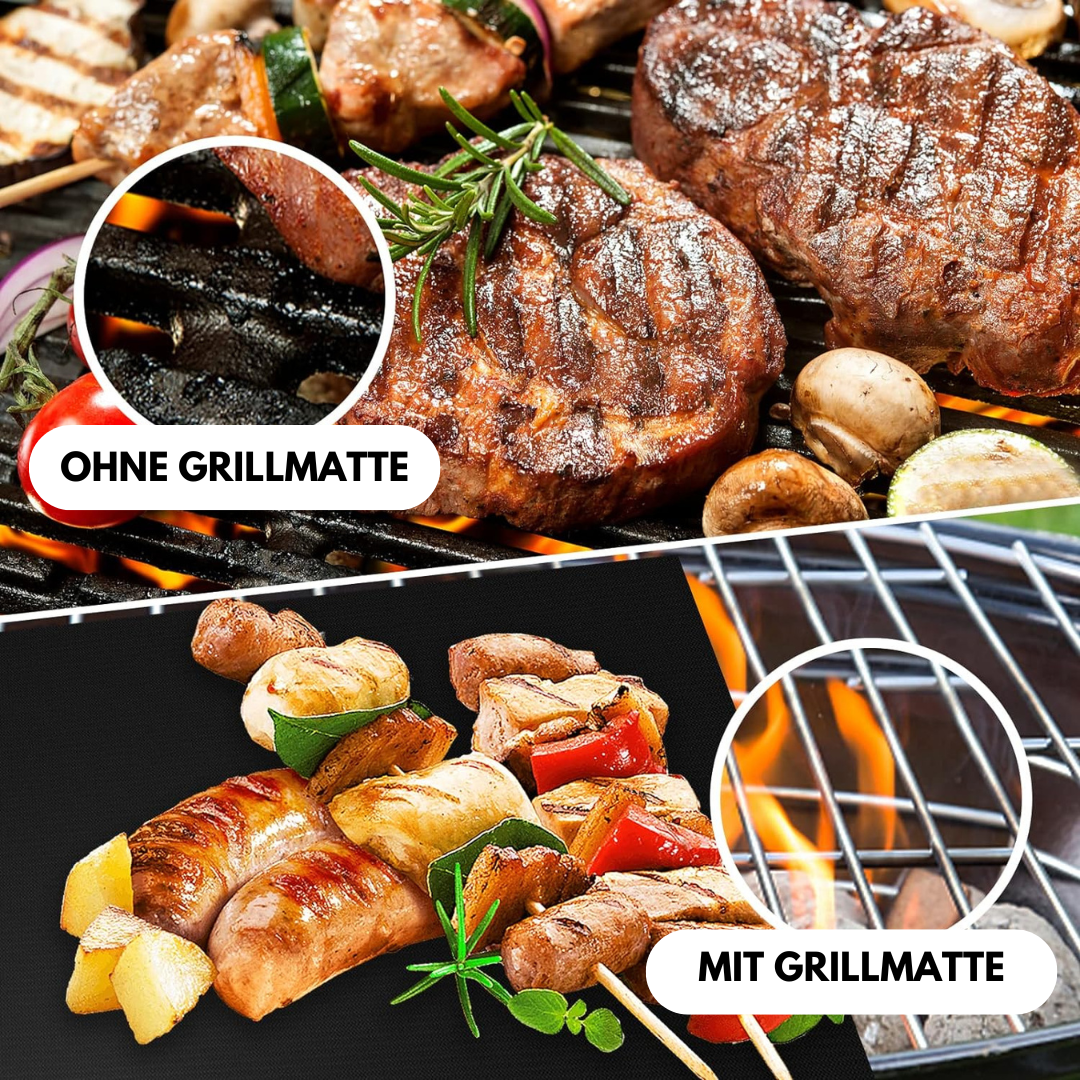 5er Set GrillMat - hoge grillmatten voor het grillen