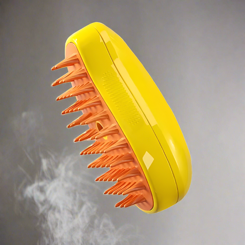 3-in-1 Self Cleaning Steamy Pet Brush (Rechargeable)