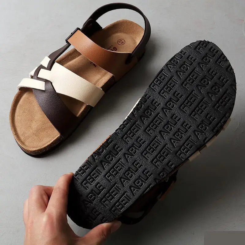 Gabriel™ | Luxe orthopedische leren sandalen