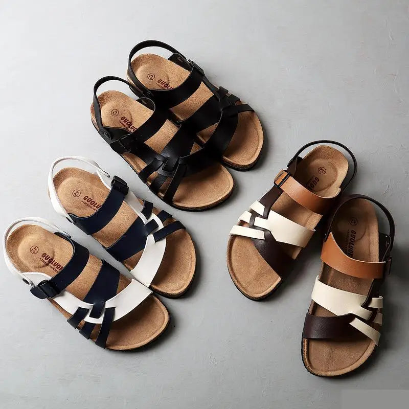 Gabriel™ | Luxe orthopedische leren sandalen