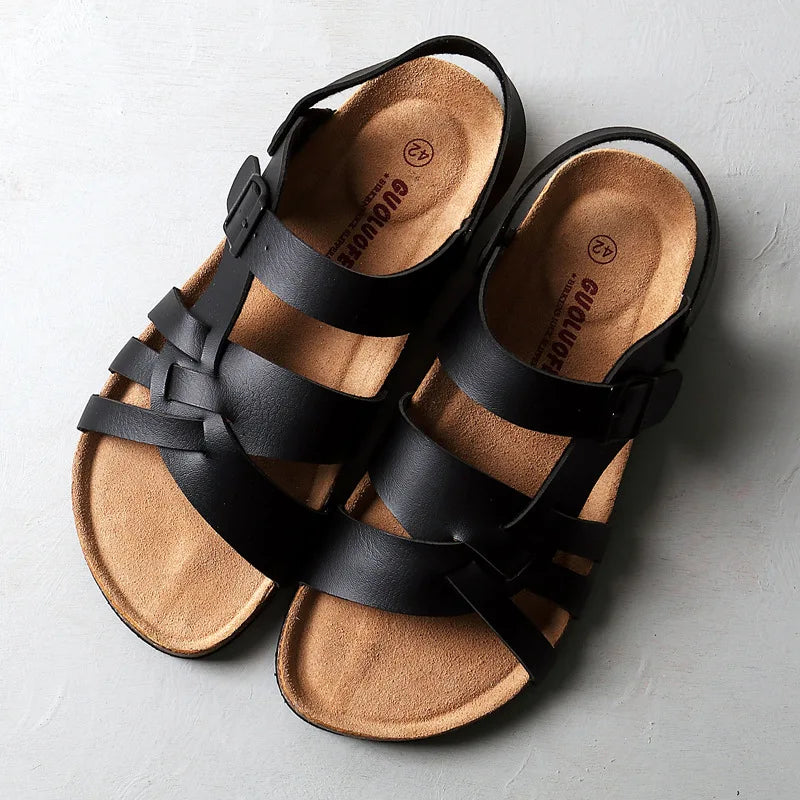 Gabriel™ | Luxe orthopedische leren sandalen