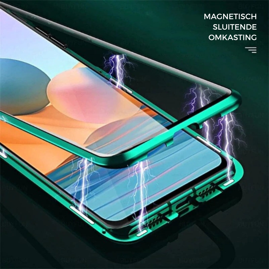 MagShield™ - Magnetische dubbelzijdige Samsung telefoonhoes van gehard glas