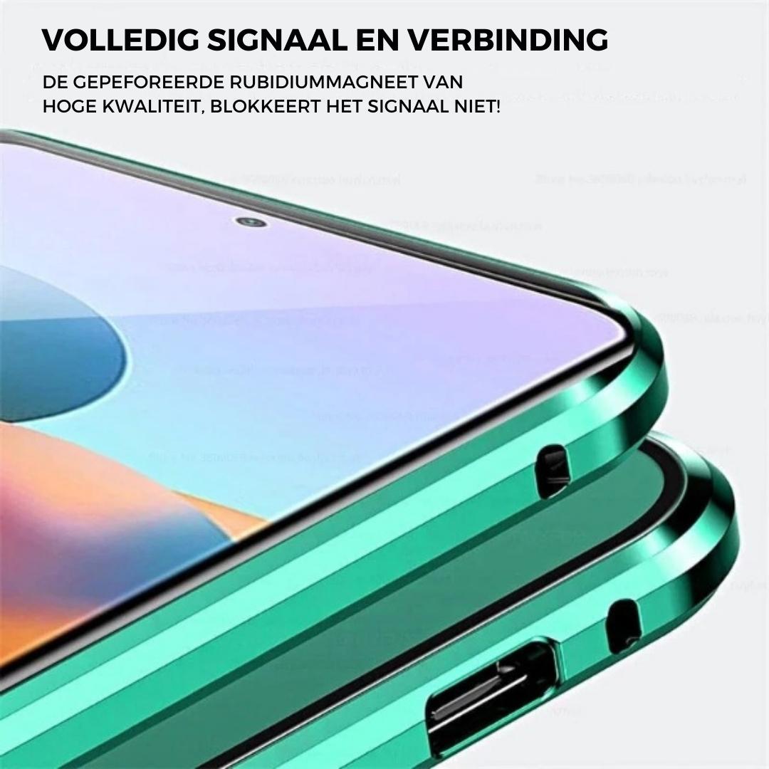 MagShield™ - Magnetisch dubbelzijdig Samsung telefoonhoes van gehard glas