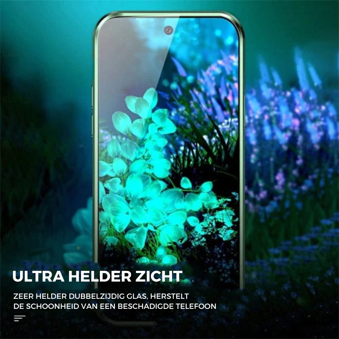 MagShield™ - Magnetische dubbelzijdige Samsung telefoonhoes van gehard glas