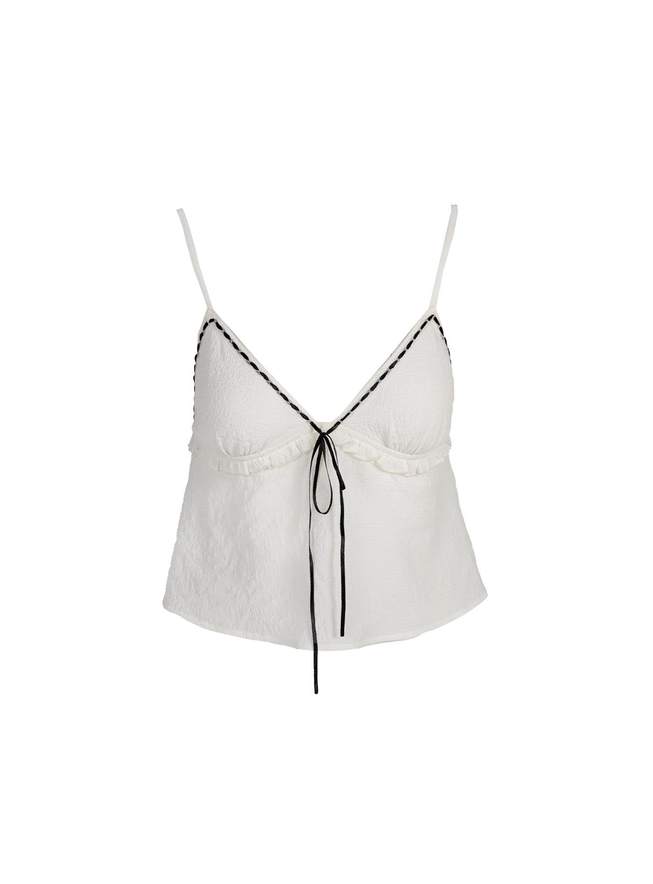 Trevani Ribbon Cami Ivoor