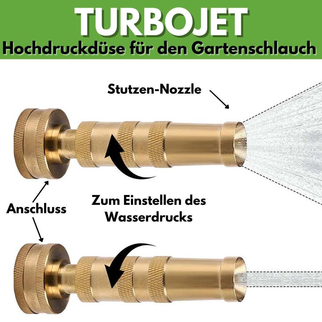 Turbojet - Hoge druk voor de tuinschlauch